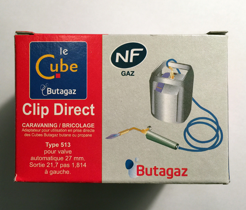 delicate breaking Dawn To block Clip Direct pour bouteille Cube Butagaz