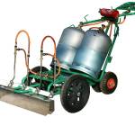 Chariot de désherbage Charoflam 186 / Electroflam 186