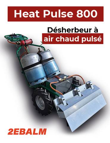 Heat Pulse 800 désherbeur thermique à air chaud pulsé grande largeur